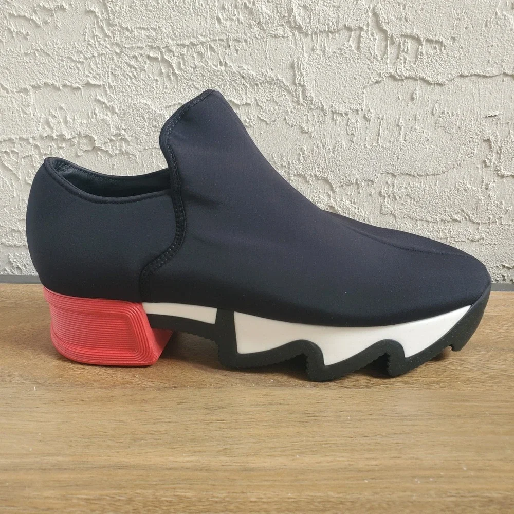 iRi NYC WES I Neoprene Sneakers Unisex EUR 41‎ W 10.5 M 9 Black Red Gorpcore